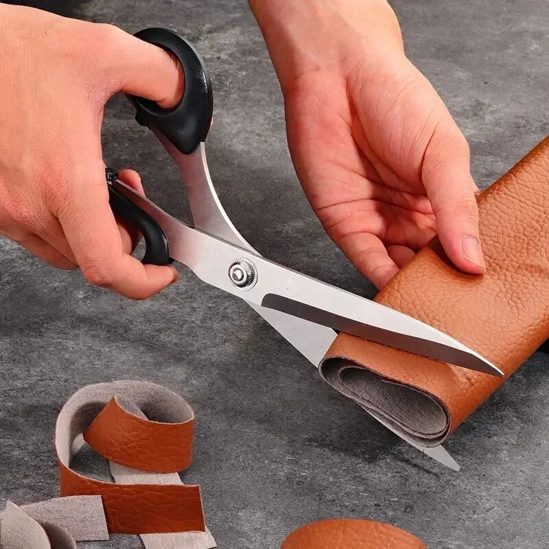 Stainless steel tailor scissors, professional sewing tools, clothing scissors, durable large clothing scissorsB4023 image 3