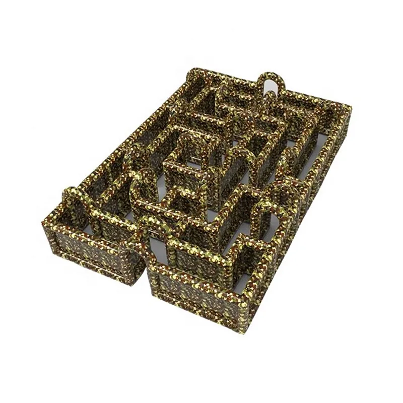 Large outdoor inflatable maze castle haunted house honeycomb