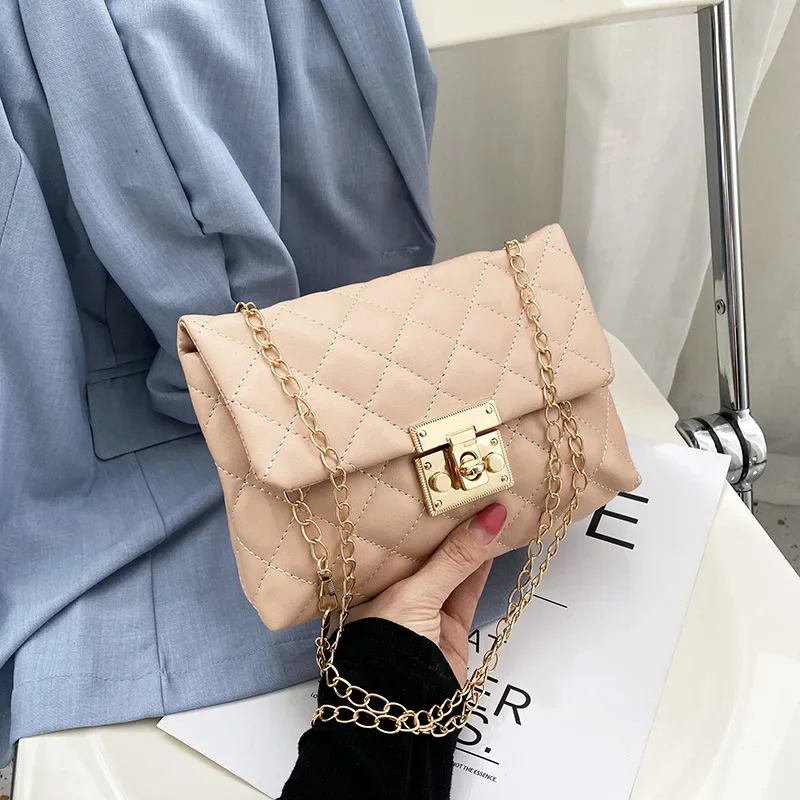 Borduurgaren Kleine Pu Lederen Crossbody Tassen Voor Vrouwen 2022 Trend Handtas Vrouwelijke Casual Branded Schouder Handtassen Nieuwe