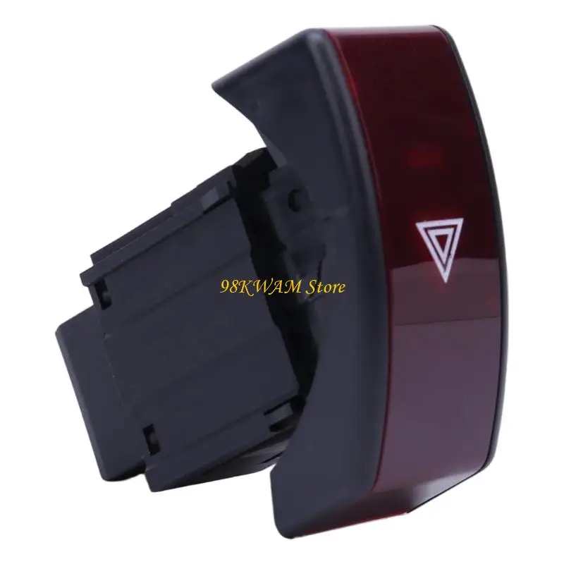 Vehicle Hazard Warning Light Switches Assembly, Reference Number 9138107, with Distinct Press Feedback, Quick Button Return 68UF