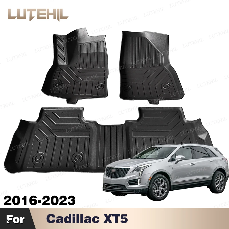 

Custom TPE Car Floor Mat For Cadillac XT5 2016-2023 22 21 20 19 18 17 Carpet Cover Waterproof Interior Protector Accessories