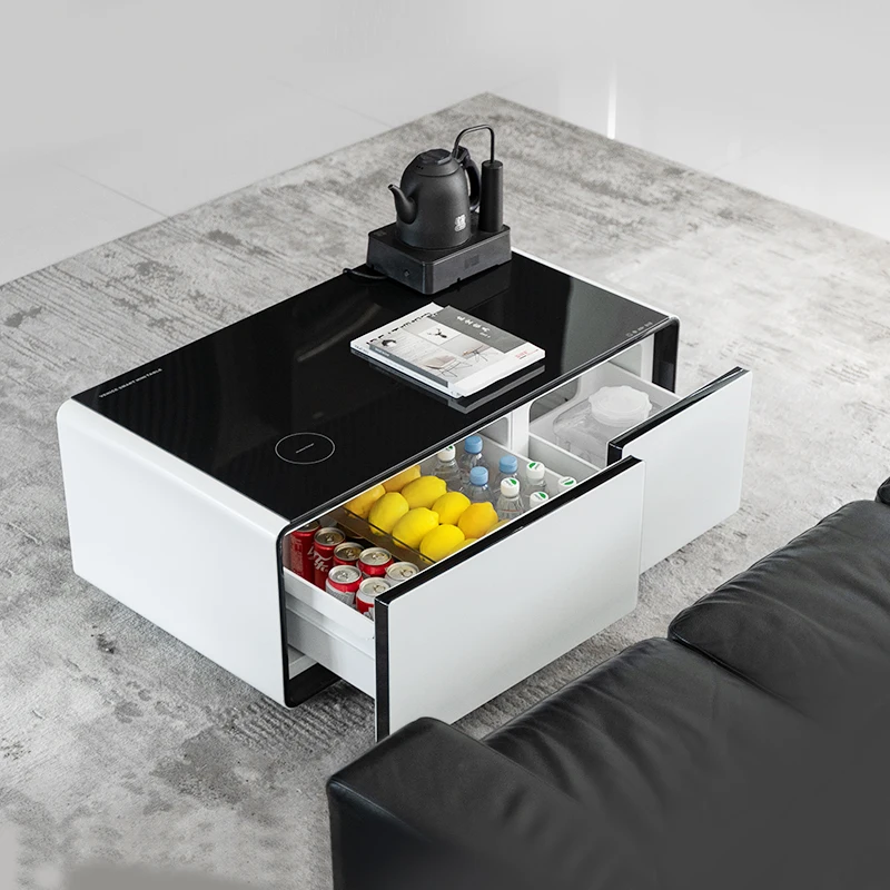 New Dened Coffee With Fridge Drawers and Cooling Storage Sart Liing Roo Furniture