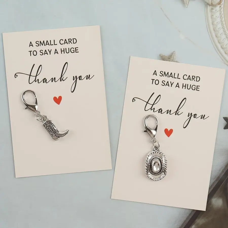 1/5/10/20/50/100pcs A Set of 1 Or 2 Vintage Elegant Keychains, Complete with a Pocket Hug Card, Featuring Durable Lobster Clasps