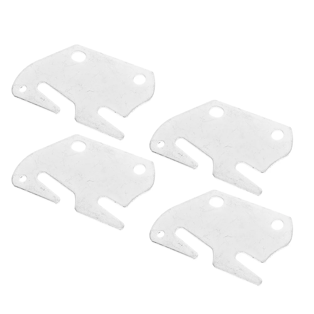 

4 Pcs Furniture Connector Bed Frames Hardware Fittings Brackets for Headboard Iron Clamps Foot