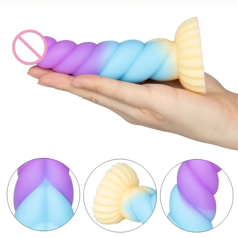 Lichtgevende Dildo Anal Toy Butt Plug Vrouwelijke Masturbator Penis Zachte Siliconen Zuignap Dildos Volwassen Seksspeeltjes Voor Vrouwen