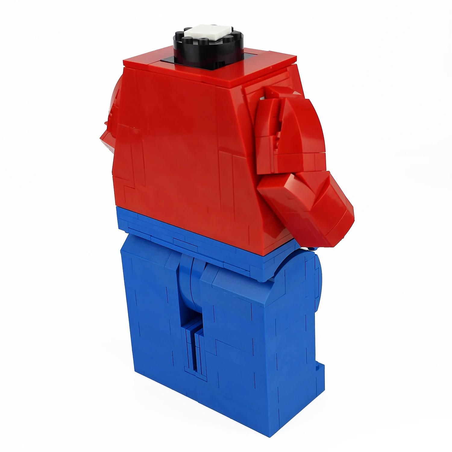 الإنسان الأعلى مع نموذج حقيبة صفراء اللبنات 40649 40817 التجمع الإبداعي 838 قطعة الطوب لعبة عيد الميلاد الهدايا #3