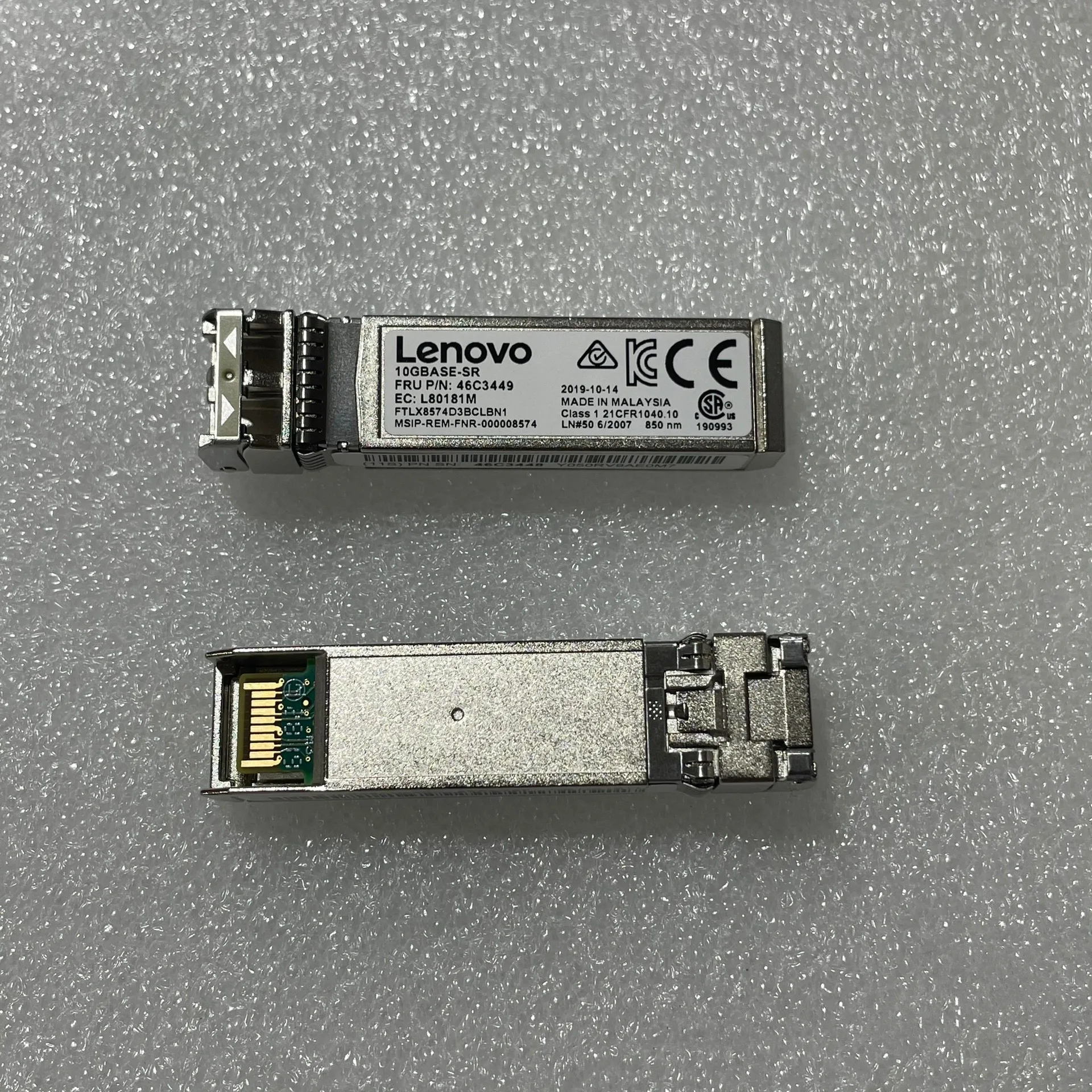 

1pcs 10gb sfp fiber module/FTLX8574D3BCLBN1/46C3449/L80181M/10GBASE-SR/10g sfp Fiber optical module 10gb/fiber transceiver