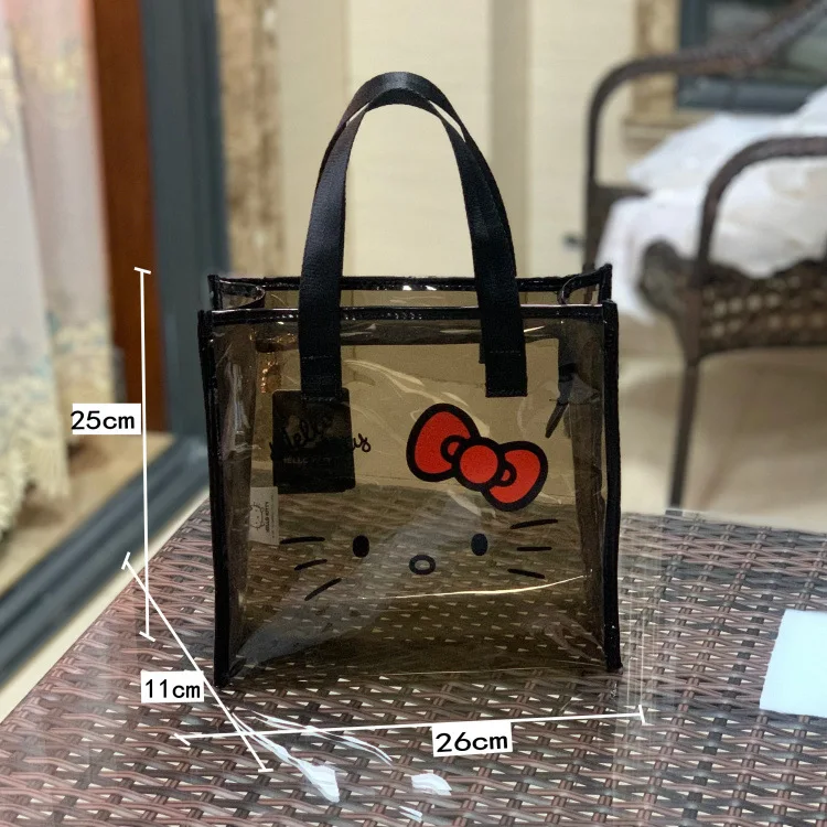 Sanrio Hello Kitty Tote Case borsa cosmetica borsa da toilette di grande capacità borsa da viaggio portatile per ragazze borsa da lavaggio