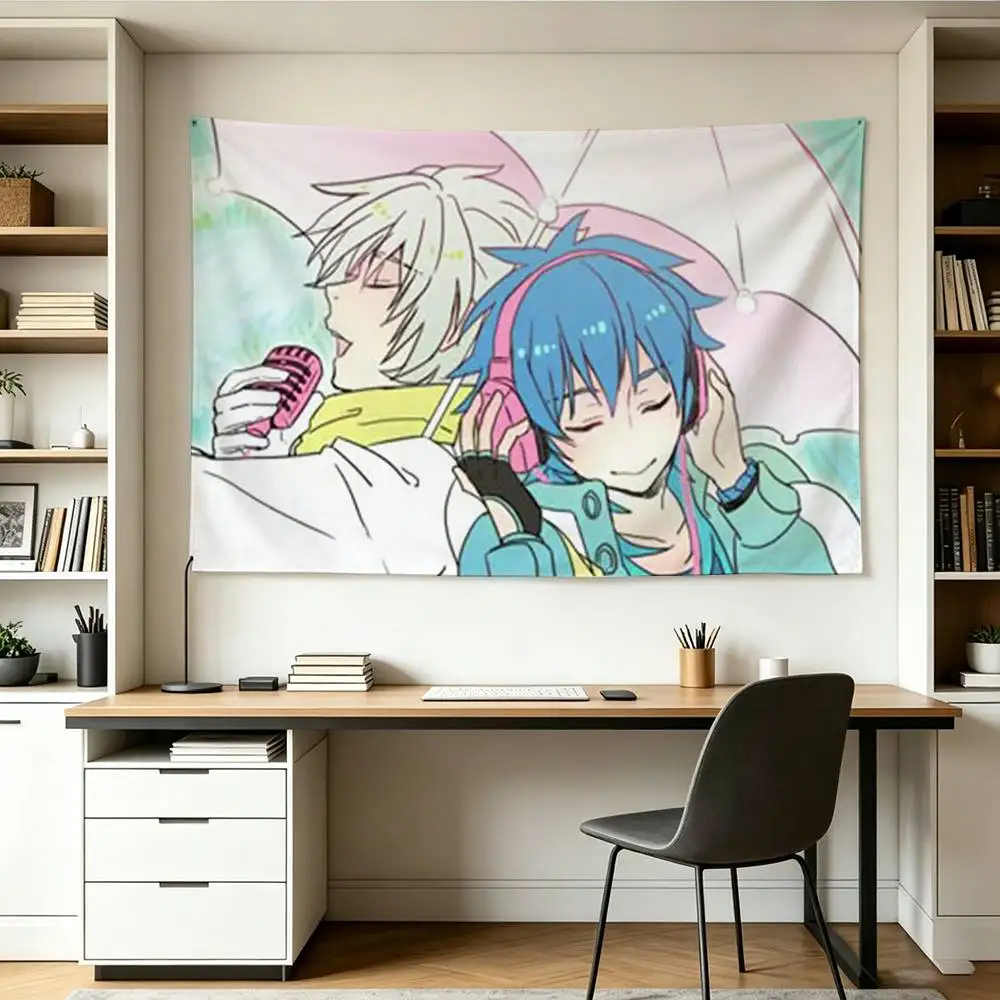 COOL D-DRAMAtical Murder Clear Aoba Flags Wall Hanging Background Art Banner for Bedroom Home Outdoor