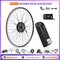 Bafang V-Brake 500W Hub Motor 48V eBike Engine 20-29inch 700C Electric Bicycle Conversion Kits Rear Front Wheel 8fun For eCity