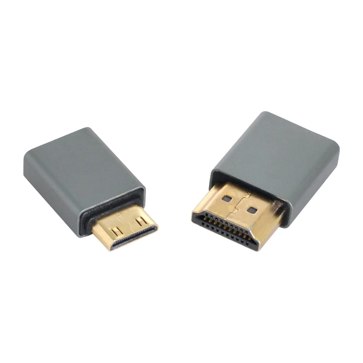 CY CYSM Compatible Micro HDTV Female to Mini Male & HDTV 1.4 Male Adapter 4K@60hz 2pcs/set