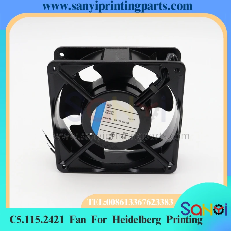 Ventilador Axial 119x38NHR C5.115.2421 de la mejor calidad para máquina de impresión Heidelberg SM102 CD102 CD74 XL75 SM52