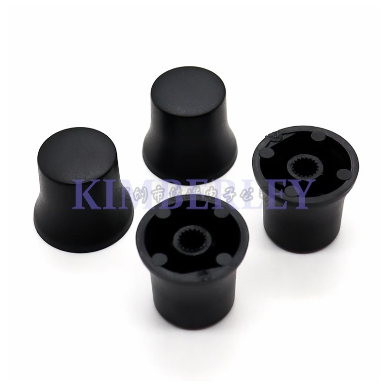 5PCS 25 X 21.5MM Cap Type Knob Cap Plastic Switch Cap Potentiometer Knob Cap Power Amplifier Panel Adjustment Cap