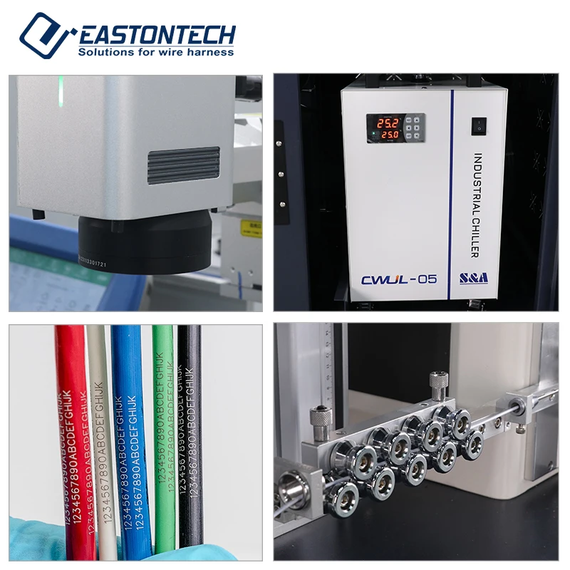 آلة النقش بالليزر للأشعة فوق البنفسجية لسطح المكتب لطباعة أسلاك الكابلات