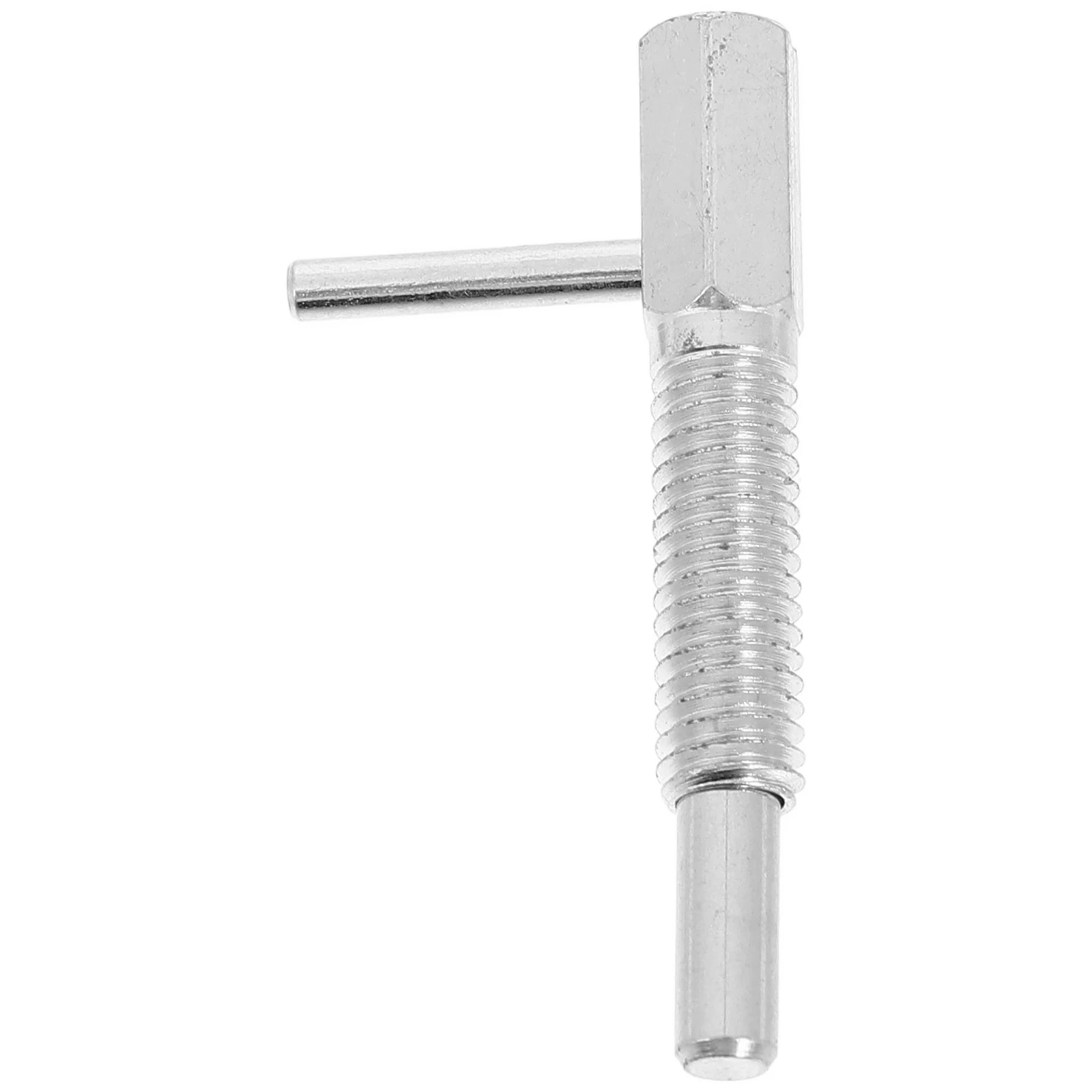 

Spring Plunger Pins Indexing Retractable Lock Bolt Positioning Mechanical Accessories L Shaped Metal Coating Durable Secure