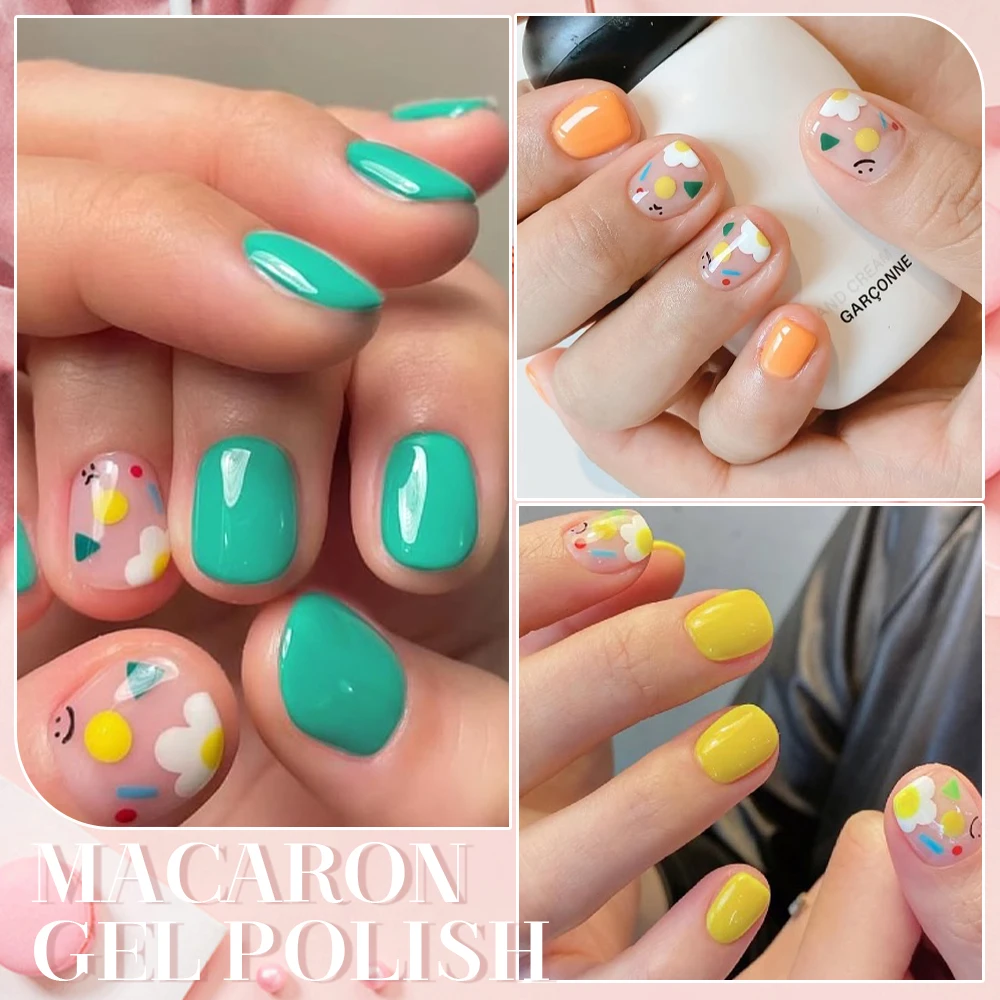 Juego de Esmalte de Gel para uñas, Kit de Gel LED UV semipermanente para decoración de uñas, manicura, pintura trepadora, diseño de Vernis, 6 uds.