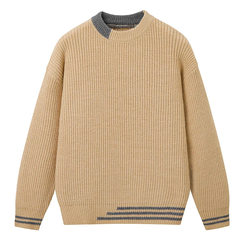 Daily Casual Warm Sweater Casual Daily Fashion Men's Sweater Handsome Everything Trend High Quality Men's Knitted Sweater