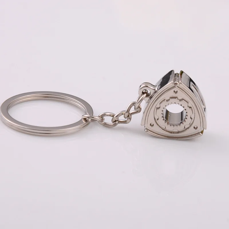 Creative and fashionable small gifts keyring for car modification rotor engine metal keychain  pendant