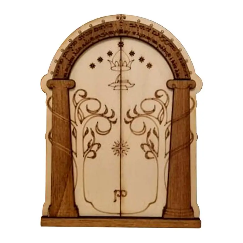 Fairy Doors Exquisite Fairy House Accessories Smooth Small Outdoor Tree Fairy Doors Garden Fairy Door For Home Wall Floor