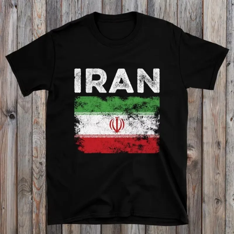 T-shirt graphique iranien Feel DistMurcia pour homme, col rond, manches courtes, décontracté, classi