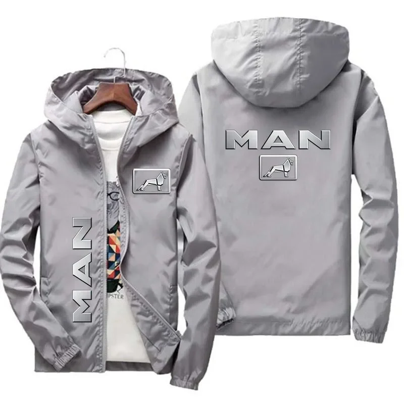 2024 New Autumn/Winter Hoodie Men\'s Truck MAN Car Logo Printed Men\'s Zipper Coat Men\'s Hoodie and Sweatshirt Casual Jacket