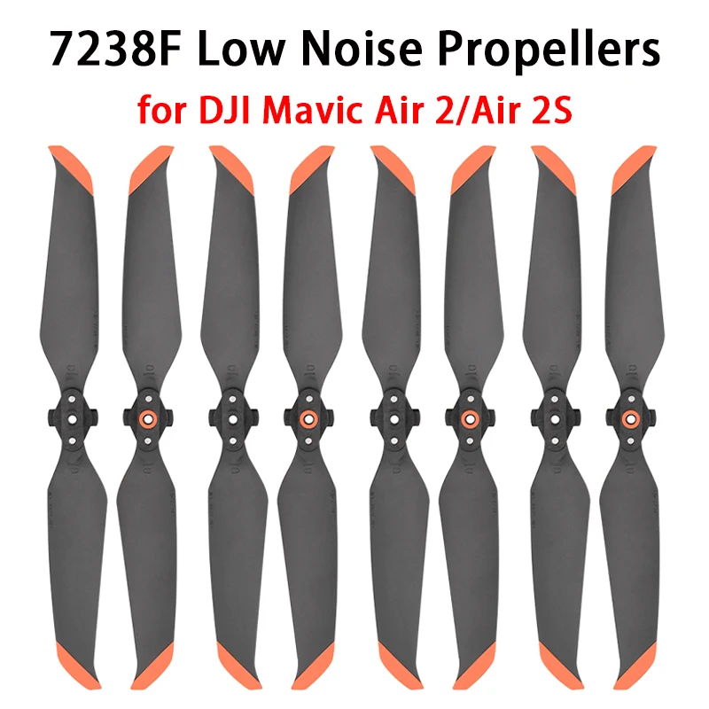 for DJI Air 2S/Mavic AIR 2 Propellers 7238 Quick Release Props Paddle Blade Low-Noise Wing Fan Spare Part Propellers Accessories