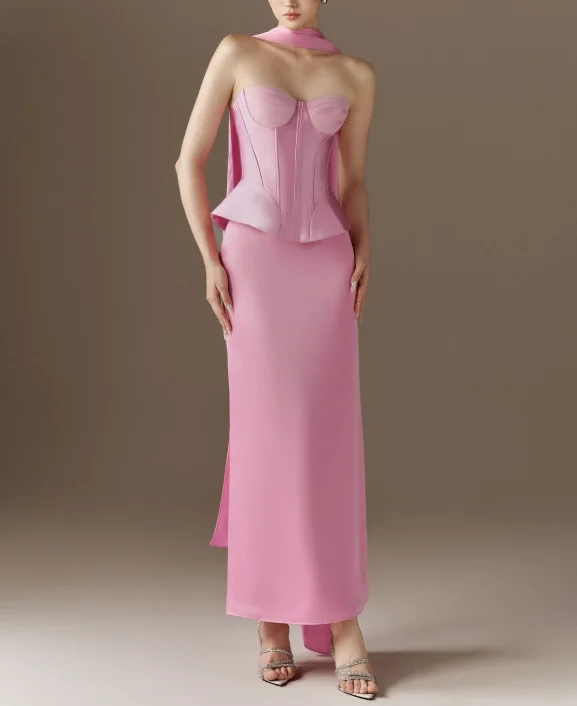 Customized Ankle Length A-line Pink Sleeveless Sweetheart Mother of The Bride Dress Luxury Dubai Robe De Soirée Luxe 2026 Abiti