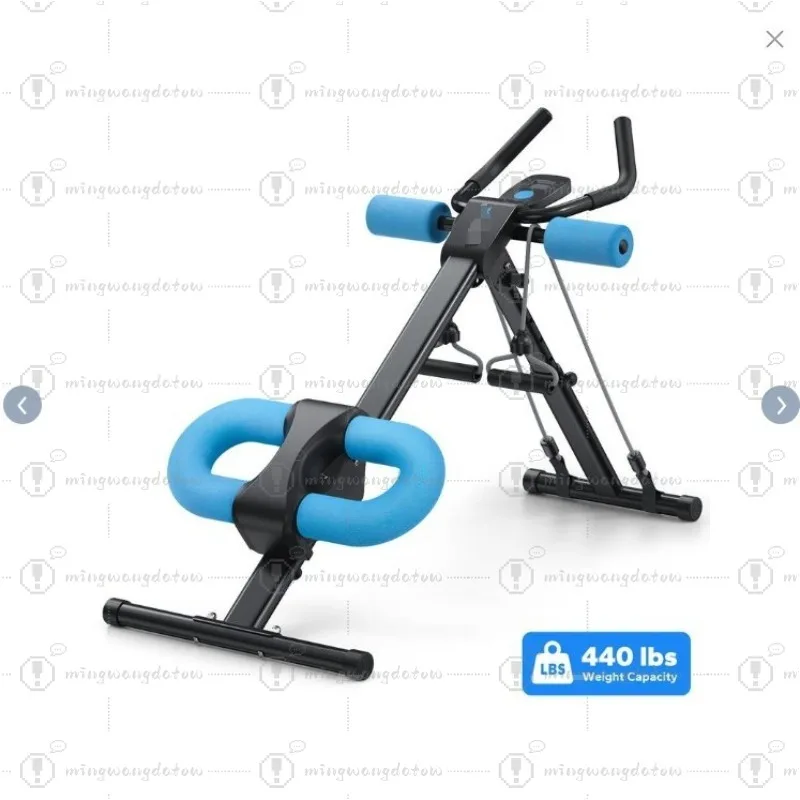 Waist Trainer Ab Machine, Lazy Abdominal Cruncher, Belly Fat Slimming & Waistline Workout Equipment, Abs Trainer