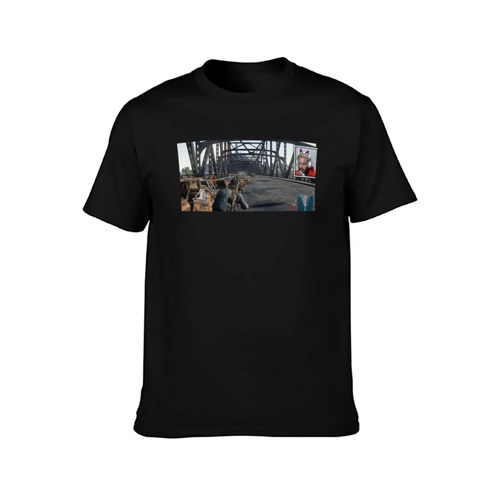 PewDiePie Bridge Incident T-Shirt Work Style Casual T-Shirt