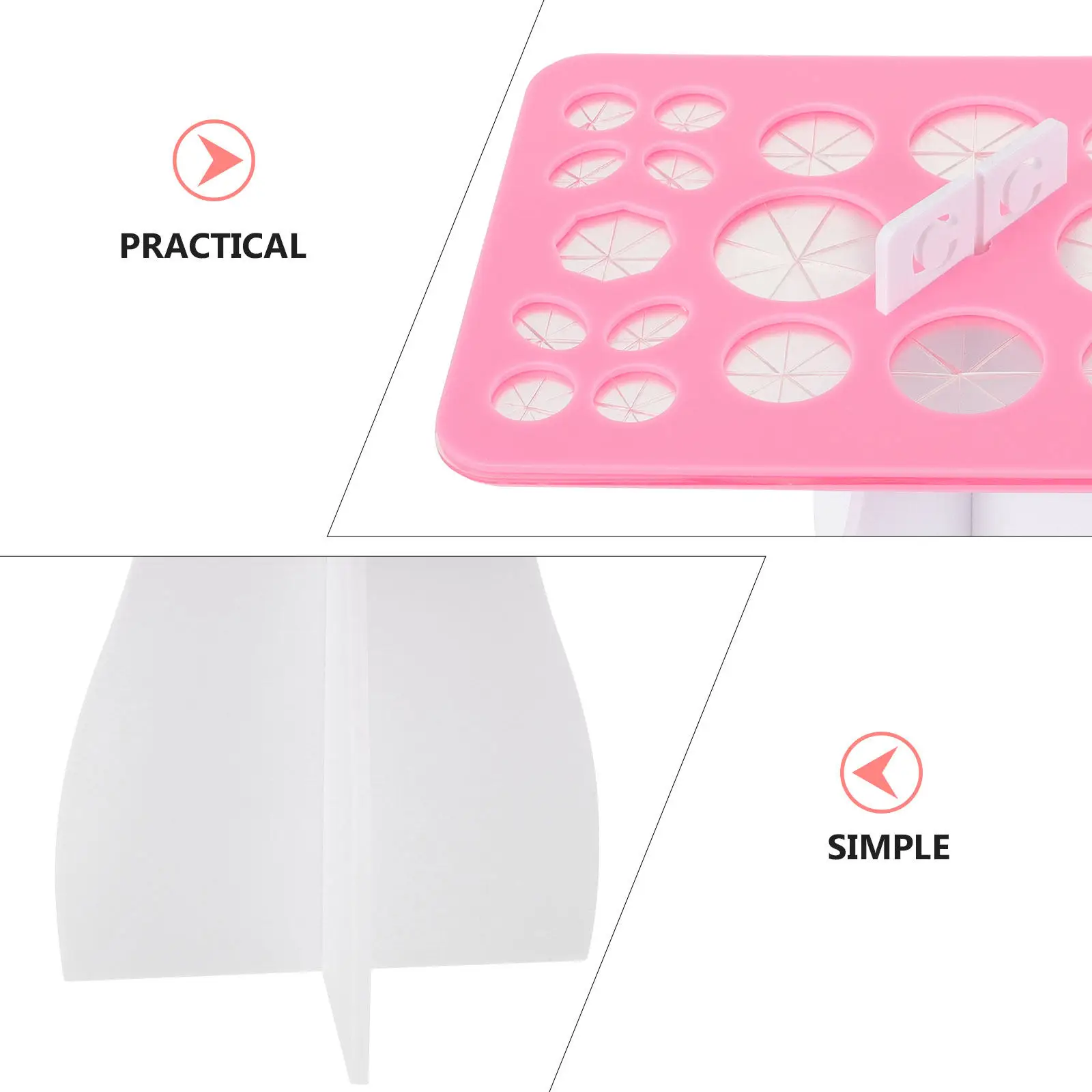 1pc Holder Drying Makeup Brush Stand For Brush Storage Organizer Stand Display Makeup Tool Drying Rack Rack