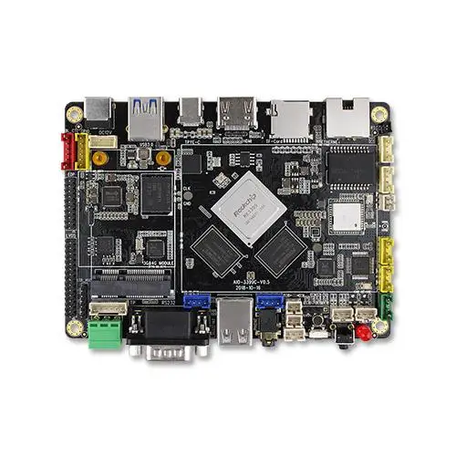 Aio-3399c Ai Development Board Open Source Main Board for mobile edge computing smart home devices facial recognition AI server