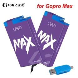 100% Capacity Go Pro Max Gopro Hero MAX Lithium ion Battery For Gopro Hero Max 360 Action Camera Batteries Accessories