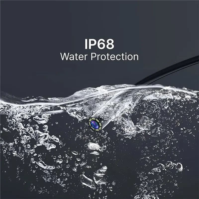 Ingenious-Endoscope With Screen 8Mm Lens Pipeline Industrial 2-Meter Cable Waterproof Endoscope Camera