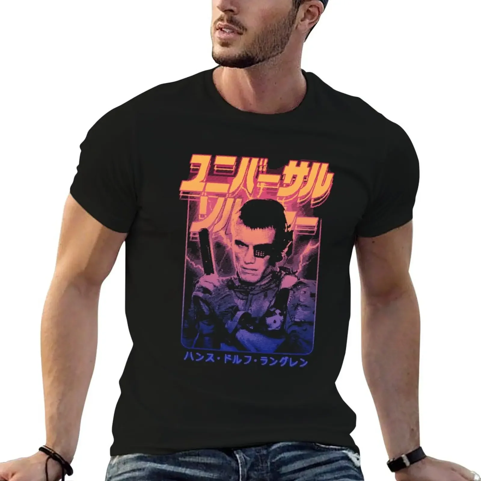 Universal Soldier: GR13 T-Shirt anime clothes sublime Short sleeve tee baggy shirts mens clothing