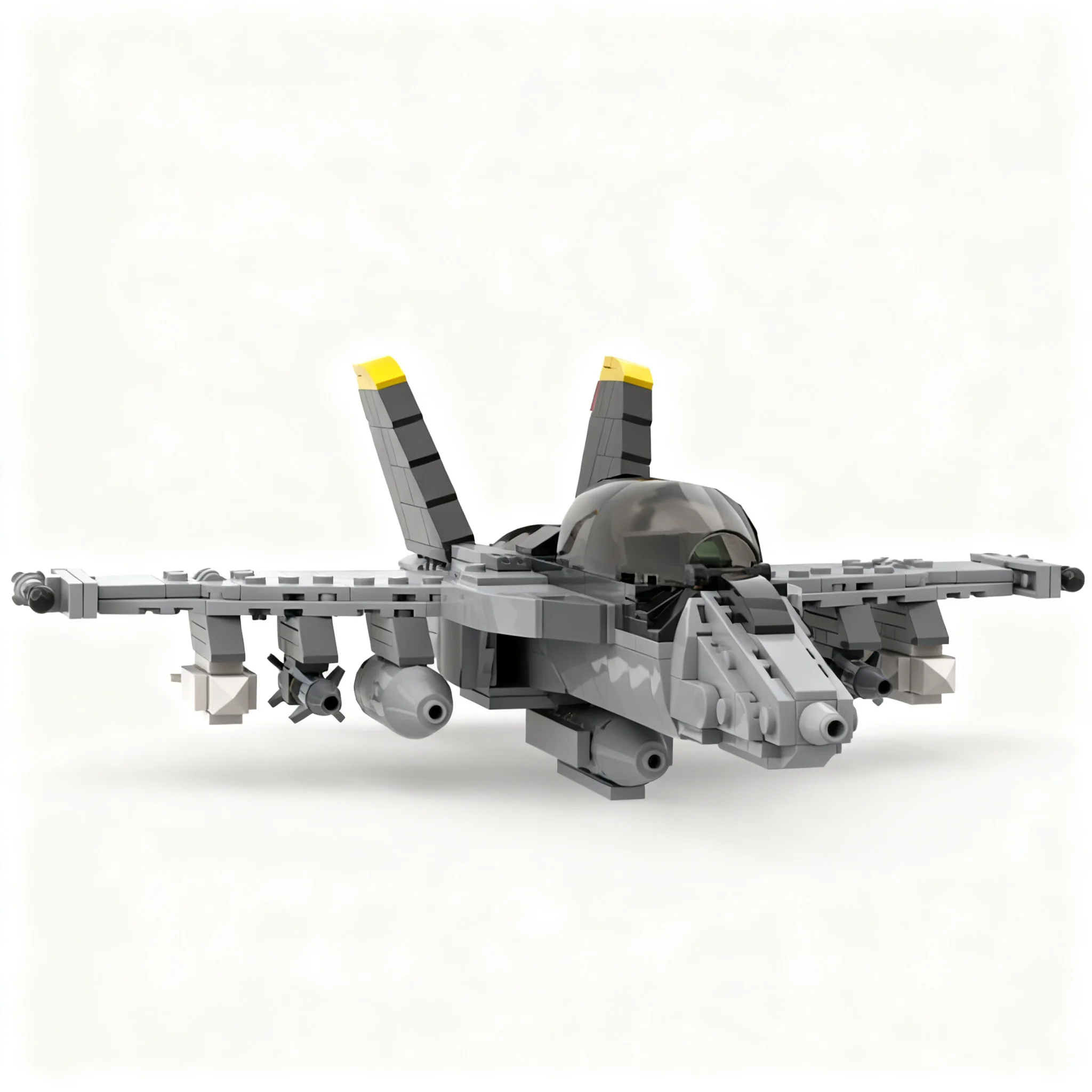573pcs MOC F A 18 F Super Hornet Model Building Blocks Architecture Toys Christmas Gifts Kids Education Idea Birthday Brick