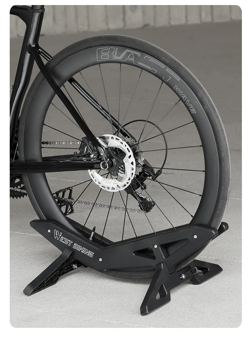 WEST BIKING Verstellbarer Fahrradständer 30-80mm MTB Rennrad Bodenständer Innen-Garagenlagerung Halterung Fahrradzubehör – Detail 13