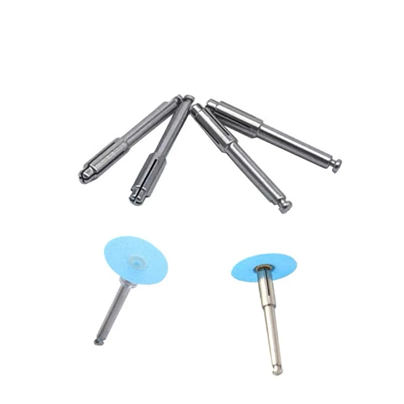 Mandril Dental de Aço Inoxidável, Soflex Flexi Disc, Fit RA Shank Clip, Ferramenta Rotativa, Dental Material Supply, 6 Pcs