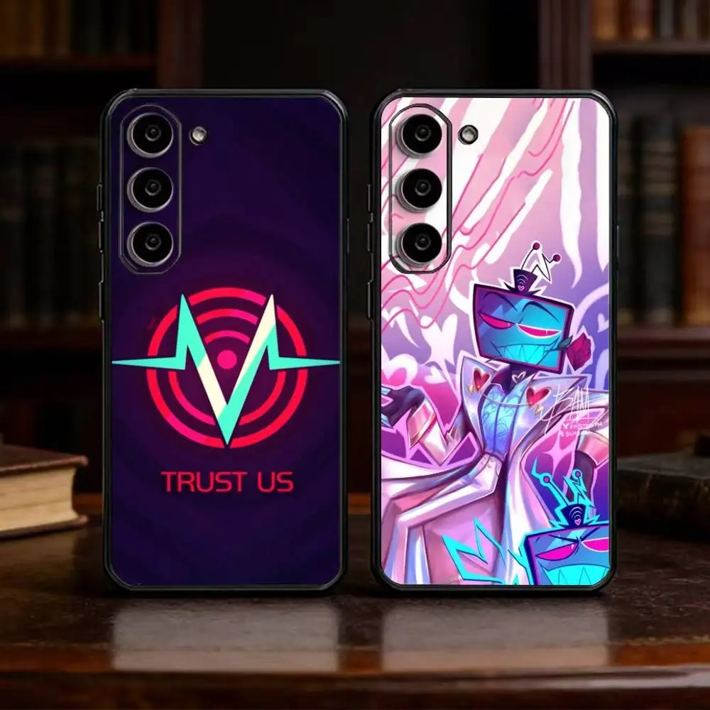 H-Hazbin VOX H-Hotel Trust Us Phone Case For Samsung Galaxy A13,21s,22,31,32,52,53,71,72,73,Soft Black Cover