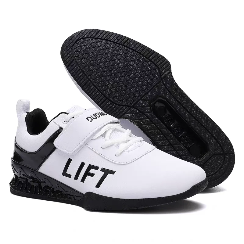 Good Quality Men Gym Training Shoe Thick Soled Squat Hard Pull Shoes for Man Hard-Wearing Mens Weight Lifting Sneakers