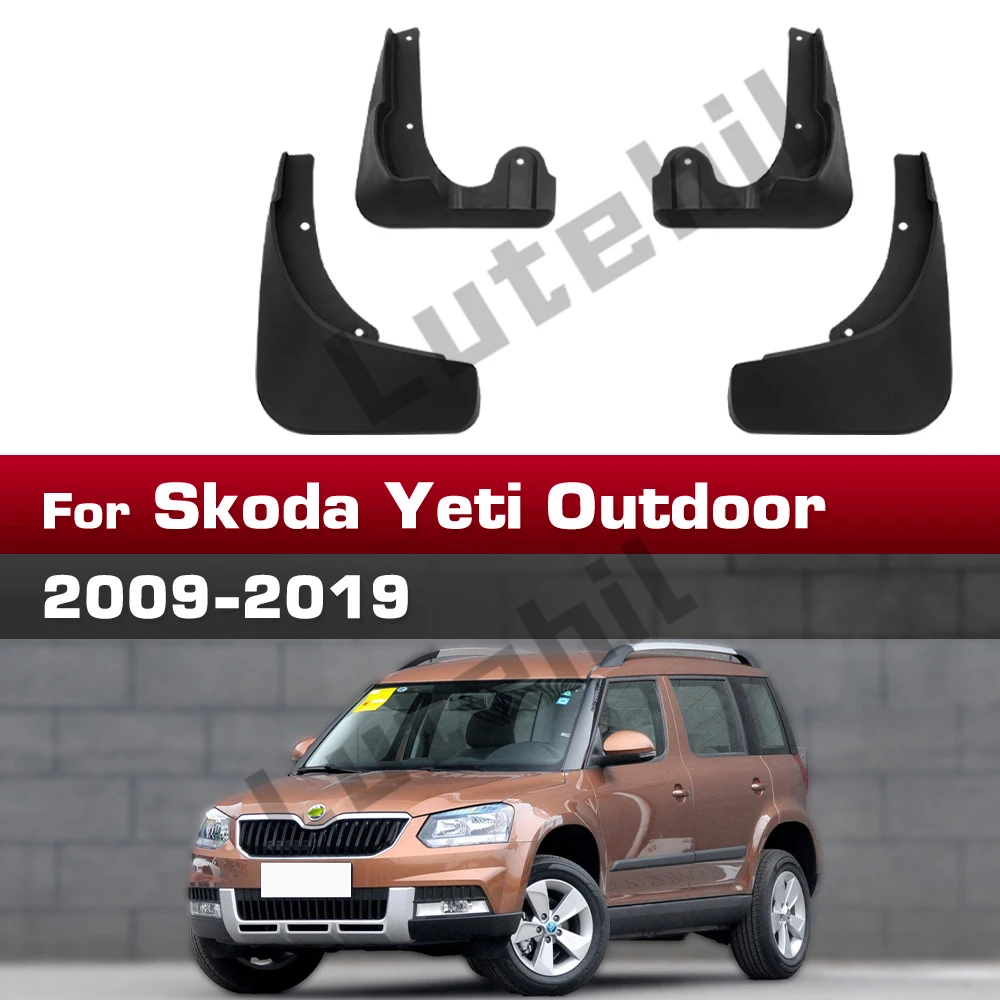 Schmutzfänger für Skoda Yeti Outdoor 2009-2019 2013 2014 2015 2016 2017 2018 Spritzschutz Kotflügel Auto-Zubehör