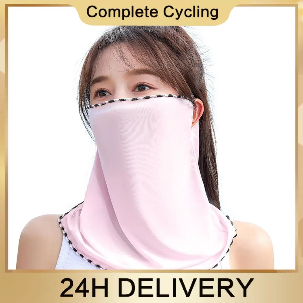 Sports Sunscreen Headscarf Cool Feeling Fabric Lightweight Mask Cycling Equipment Outdoor Cycling Mask Breathable Skin-friendly