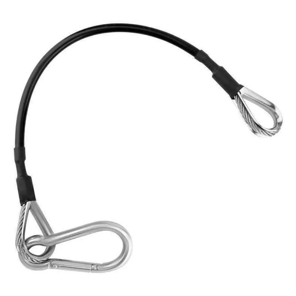 Sturdy Home Gym Extension Cable Stainless Steel Wear Resistant and Firm Gym Machine Extension Cable Rubber Coated
