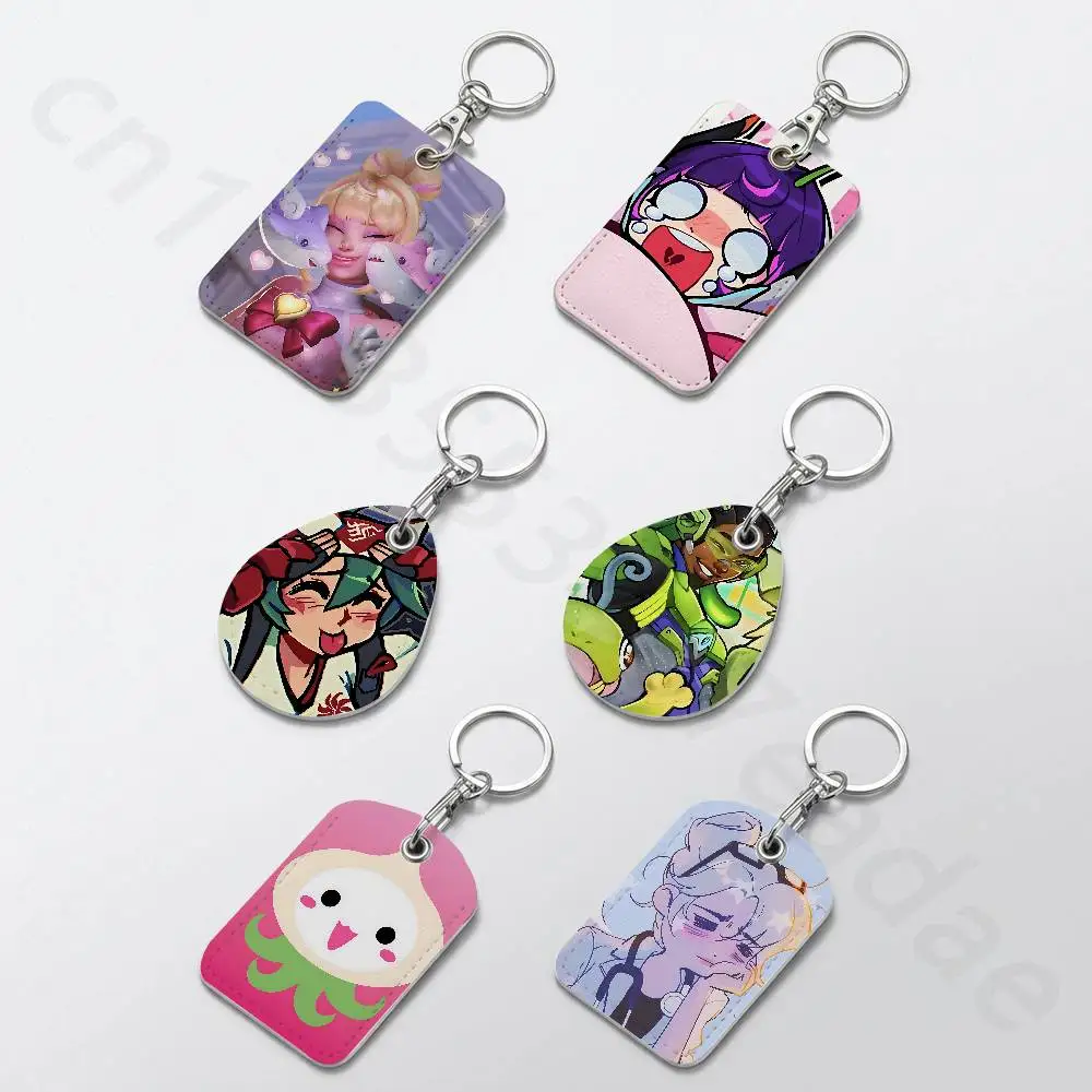 Pop Game O-Overwatch-S Holder Keychain For Bank Business Work Card Holder Student Card Protective Case Bus Card