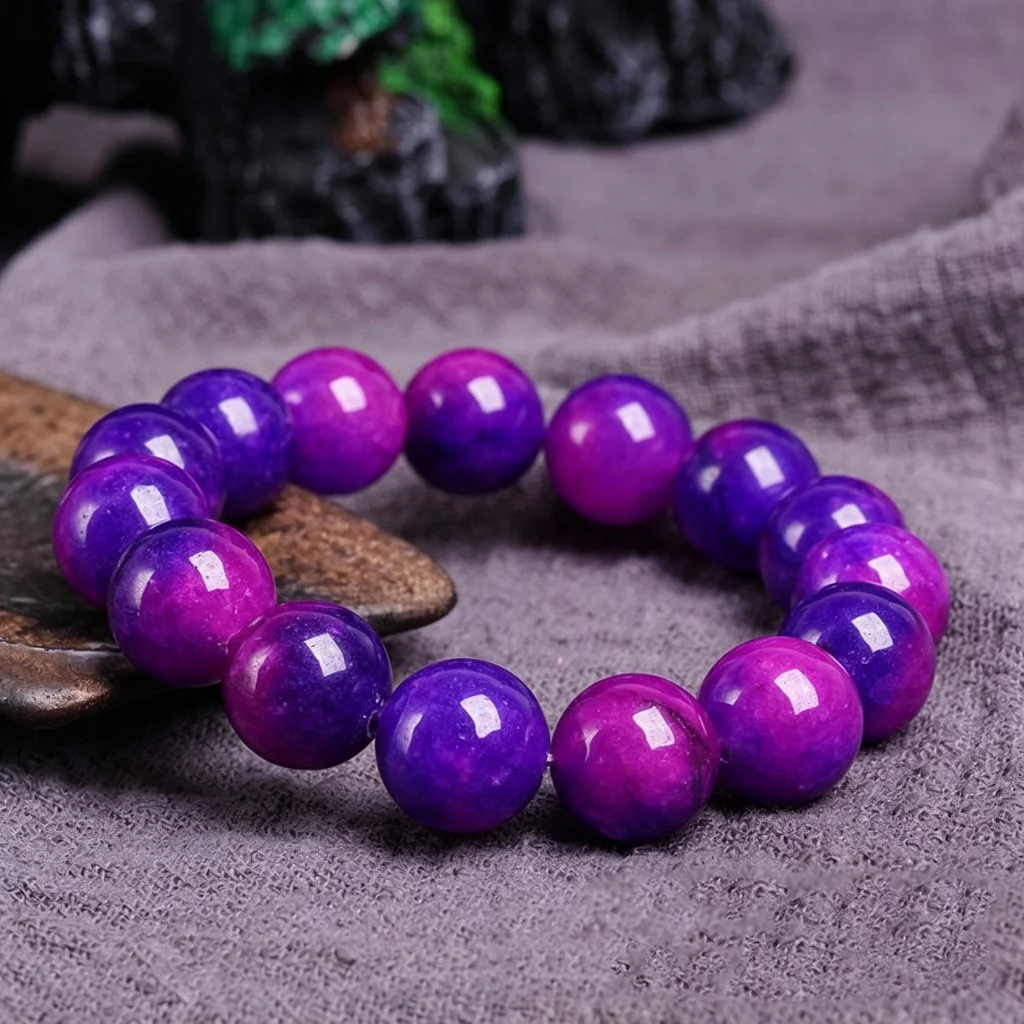 Natural Real Jade Beaded Bracelet Necklace Beads Bangle Luxury Talismans Gemstone Charm Fashion Carved Jewelry Gifts for Women view 4