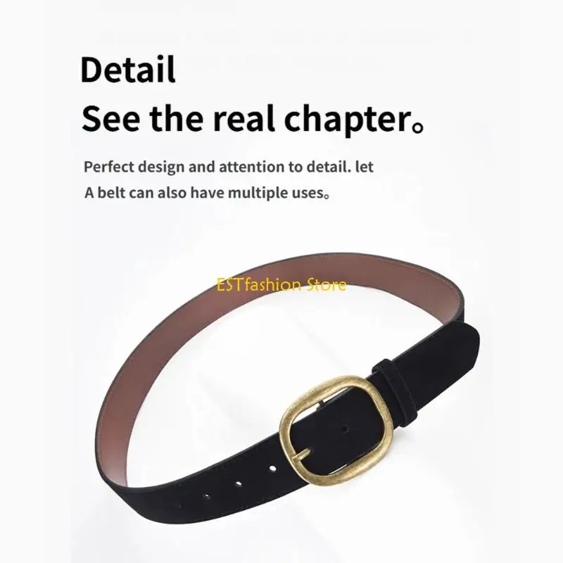 

Y5GC Stylish Women's Belt Simple Wide Waistband Girdle Fashion Clothing Accessory