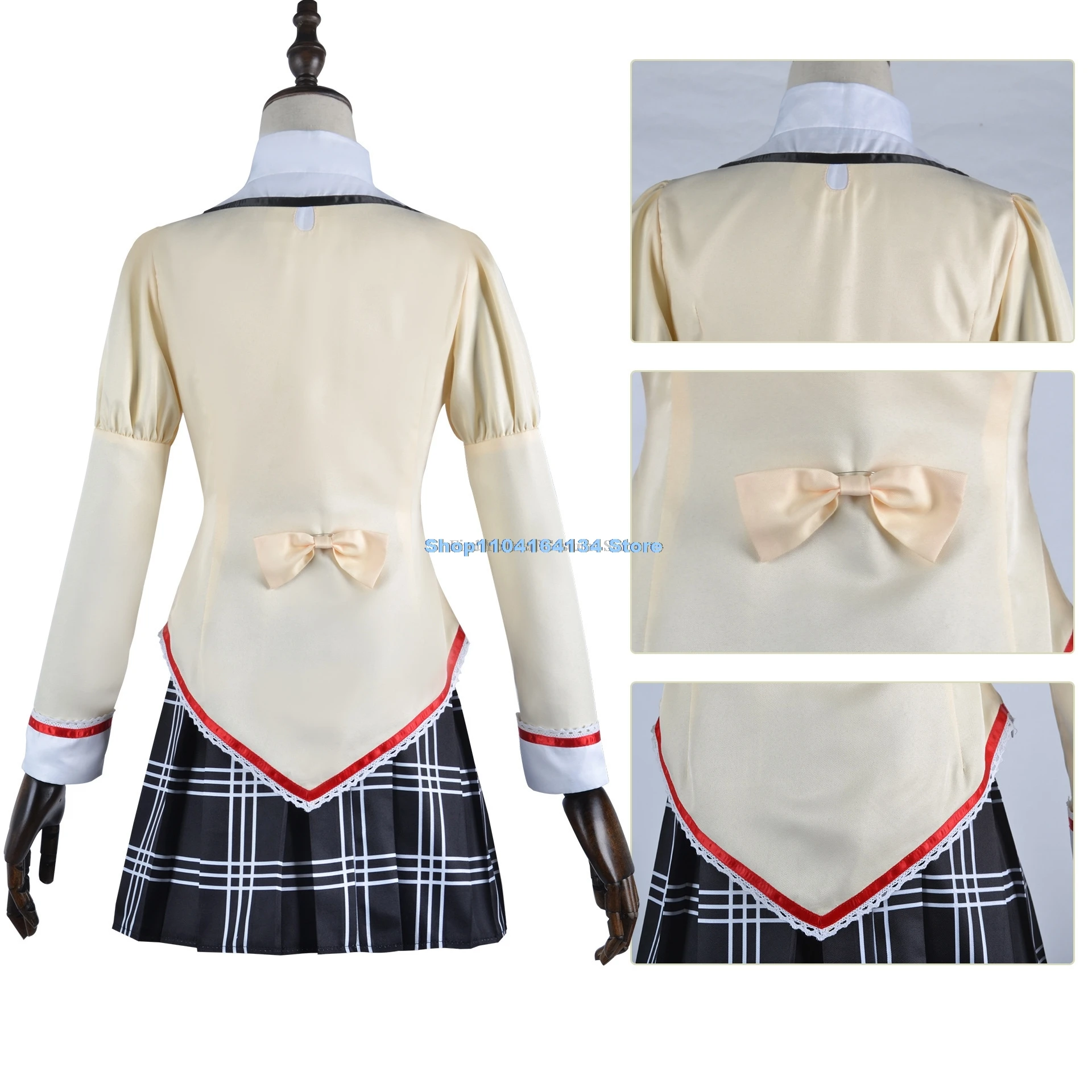 Kaname Madoka Akemi Homura Cosplay Costume School Uniform Puella Magi Madoka Magica Adult Anime Halloween Costumes Women Game