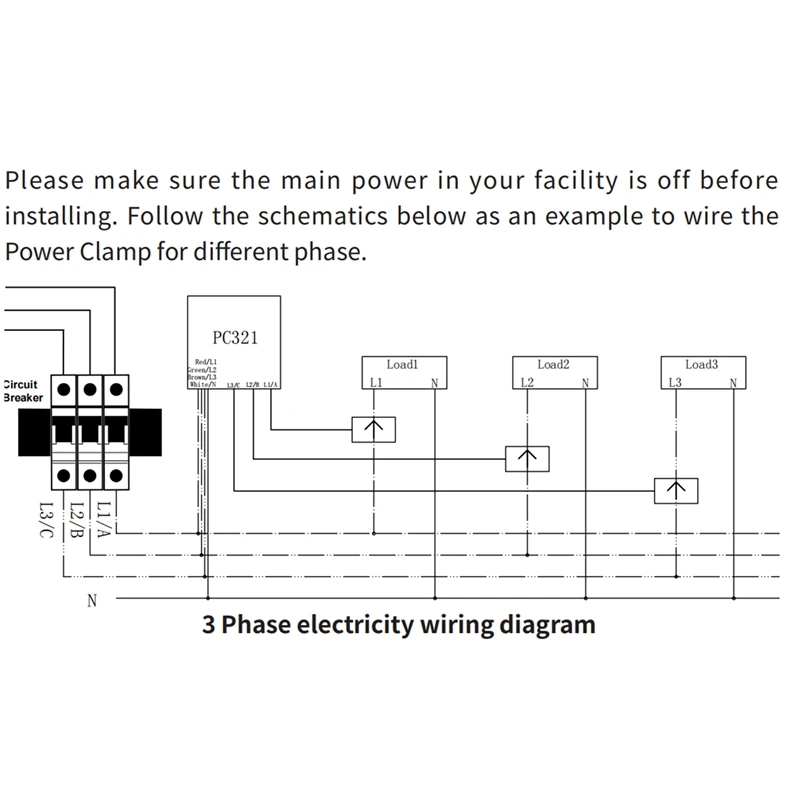 BHBD-Tuya Smart Life Misuratore di energia KWH monofase Wifi Morsetto di alimentazione Trasformatore di corrente Monitor di utilizzo dell'alimentazione