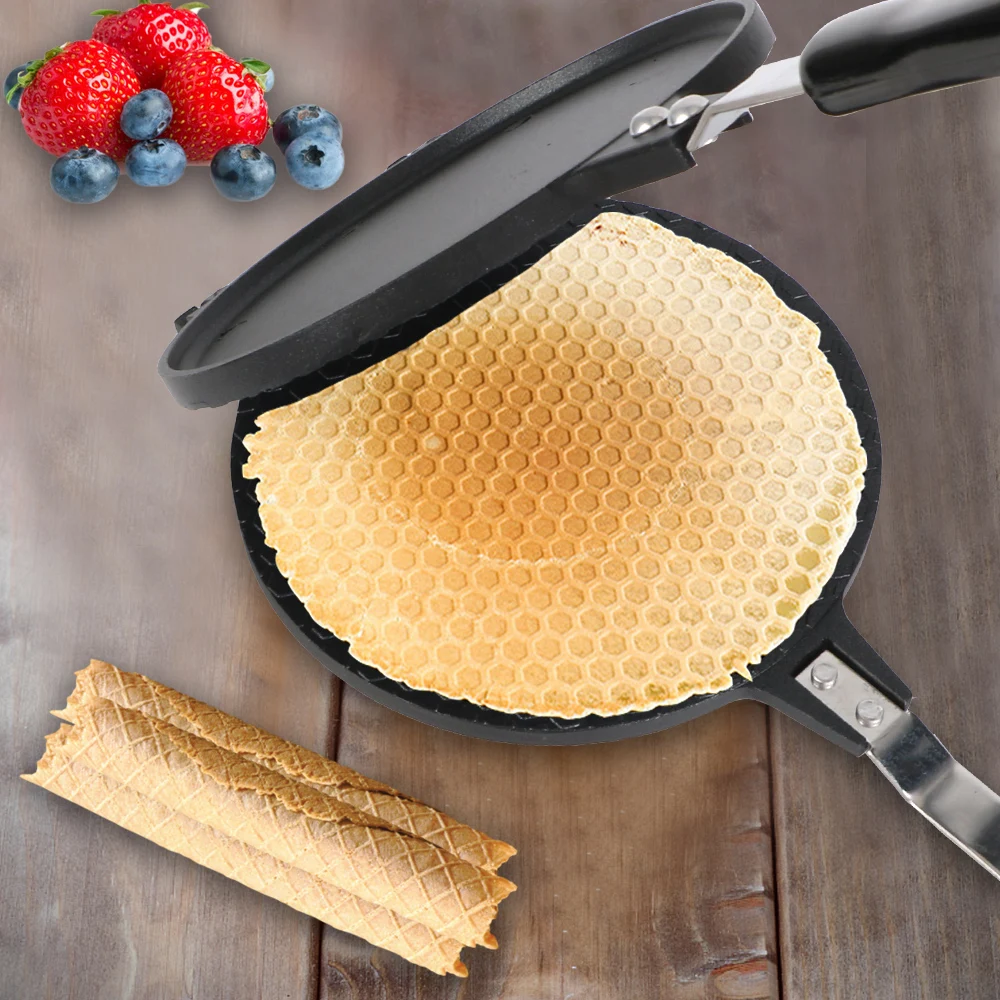 Egg Roll teglia per gelato cono Maker Bakeware cialde per la teglia torta antiaderente stampo per frittata