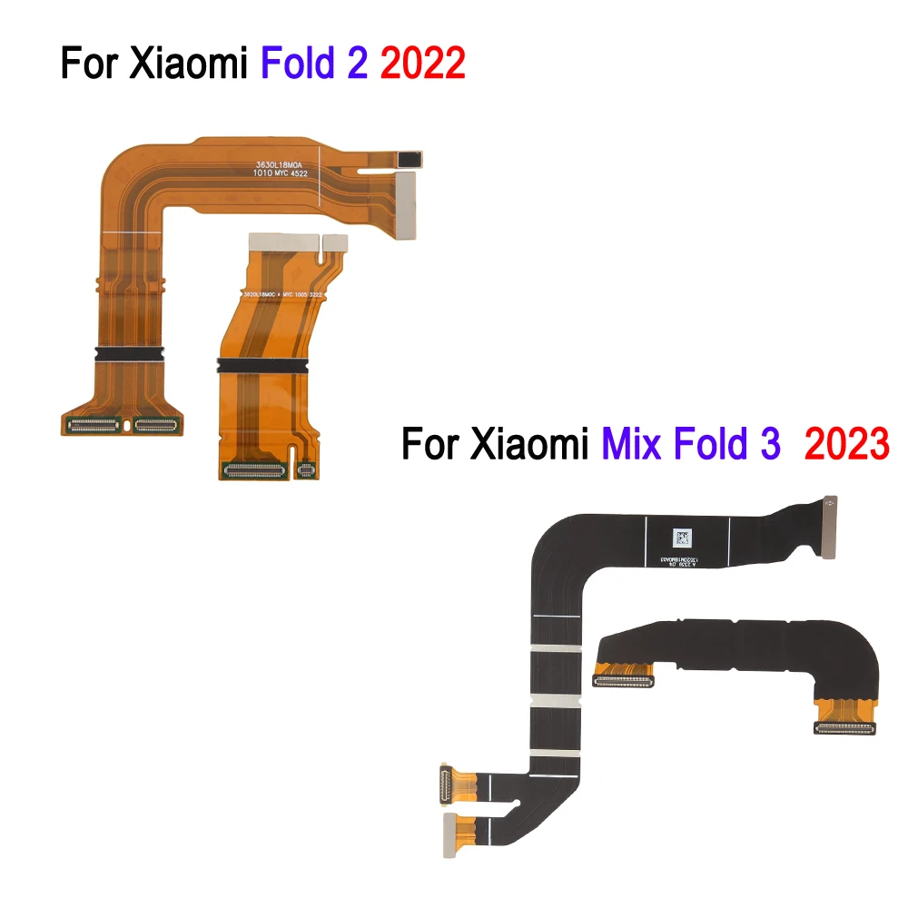 1 Pair Spin Axis Flex Cable For Xiaomi Mix Fold 2 2022, For Xiaomi Mix Fold 3 2023, Hinge Spin Axis Cable Replacement Part