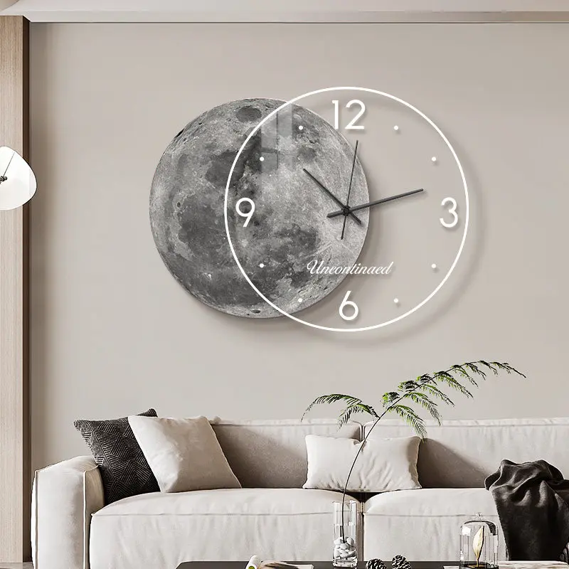 Creative Design Wall Clocks Luxury Living Room Modern Aesthetic Wall Watch Nordic Korean Relogio De Parede Ornaments Home Decor